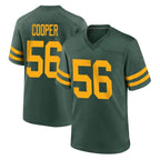 Kooe GB.Packers #56 Edgerrin Cooper Player Green Alternate Home Game Stitched Jerseys