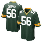 Kooe GB.Packers #56 Edgerrin Cooper Player Green Home Game Stitched Jerseys