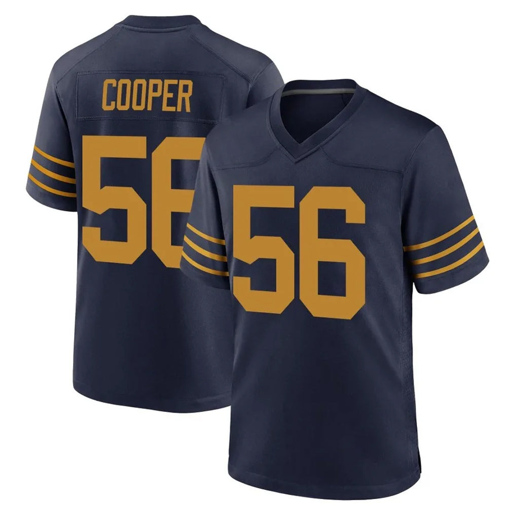 Kooe GB.Packers #56 Edgerrin Cooper Player Navy The 1923 Classic Home Game Stitched Jerseys