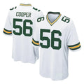 Kooe GB.Packers #56 Edgerrin Cooper Player White Home Game Stitched Jerseys