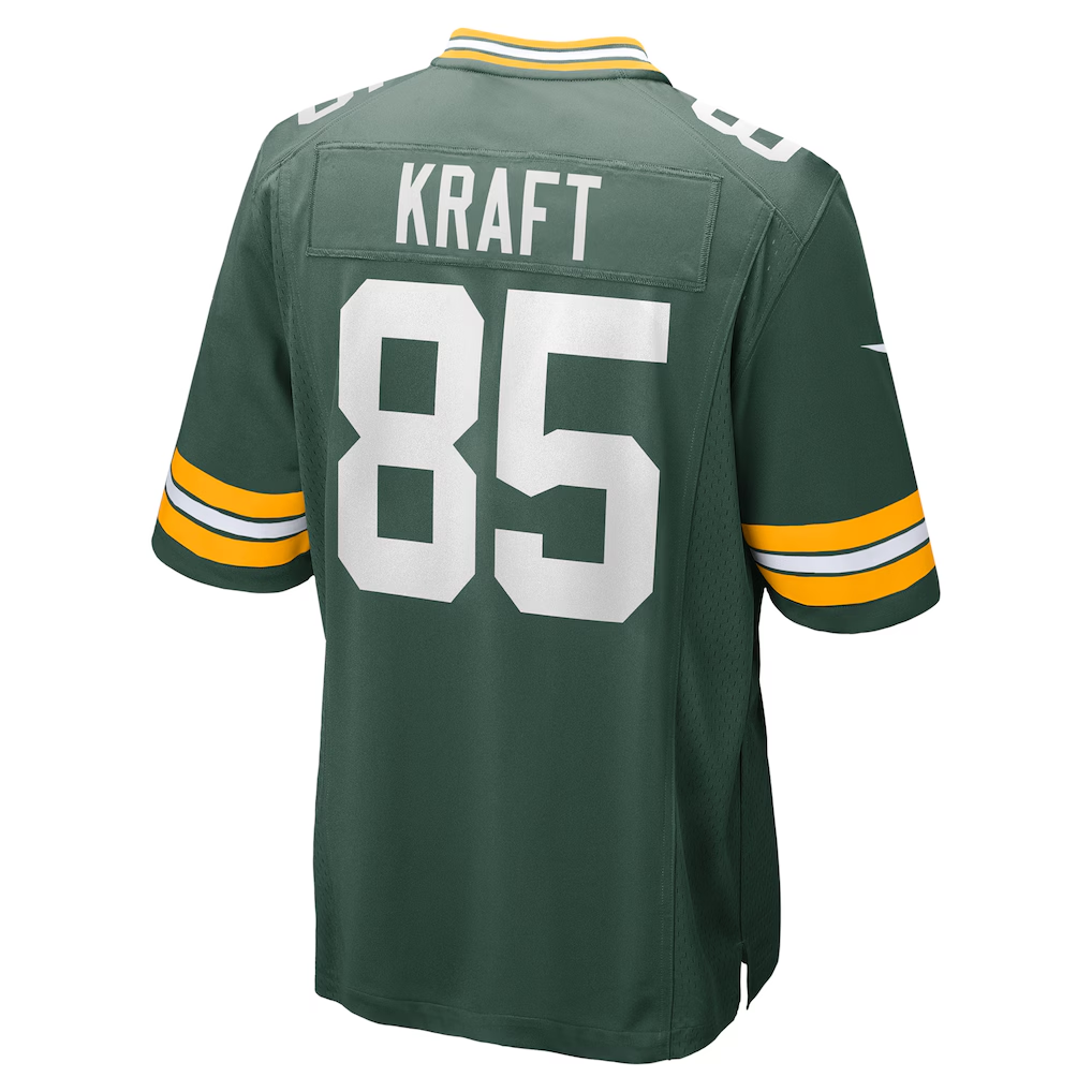 Kooe GB.Packers #85 Tucker Kraft Green Game Stitched Jerseys