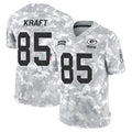 Kooe GB.Packers #85 Tucker Kraft Player Arctic Camo Salute To Service Limited Stitched Jerseys