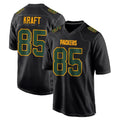 Kooe GB.Packers #85 Tucker Kraft Player Black Fashion Home Game Stitched Jerseys