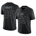 Kooe GB.Packers #85 Tucker Kraft Player Black RFLCTV Limited Stitched Jerseys