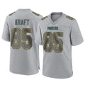 Kooe GB.Packers #85 Tucker Kraft Player Gray Atmosphere Fashion Home Game Stitched Jerseys