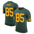 Kooe GB.Packers #85 Tucker Kraft Player Green Alternate Vapor Home Game Stitched Jerseys