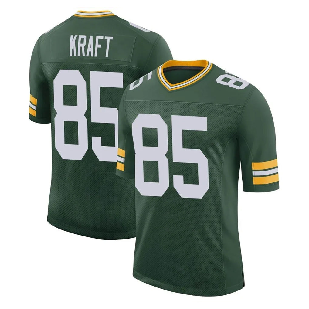 Kooe GB.Packers #85 Tucker Kraft Player Green Limited Classic Home Game Stitched Jerseys