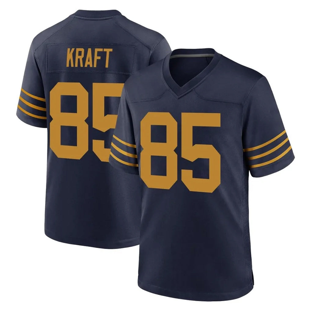 Kooe GB.Packers #85 Tucker Kraft Player Navy The 1923 Classic Home Game Stitched Jerseys