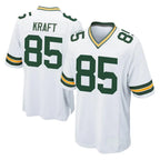 Kooe GB.Packers #85 Tucker Kraft Player White Home Game Stitched Jerseys
