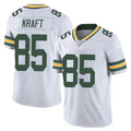 Kooe GB.Packers #85 Tucker Kraft Player White Vapor Untouchable Limited Home Game Stitched Jerseys