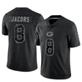 Kooe GB.Packers #8 Josh Jacobs Player Black RFLCTV Limited Stitched Jerseys