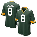 Kooe GB.Packers #8 Josh Jacobs Player Green Home Game Stitched Jerseys