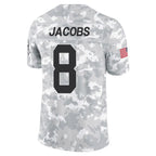 Kooe GB.Packers #8 Josh Jacobs Player Limited Arctic Camo Salute to Service Stitched Jerseys