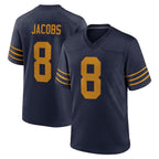 Kooe GB.Packers #8 Josh Jacobs Player Navy The 1923 Classic Game Stitched Jersey