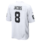 Kooe GB.Packers #8 Josh Jacobs Player White Home Game Stitched Jerseys