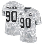 Kooe GB.Packers #90 Lukas Van Ness Player Arctic Camo Salute To Service Limited Stitched Jerseys