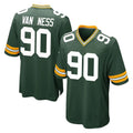 Kooe GB.Packers #90 Lukas Van Ness Player Green Home Game Stitched Jerseys