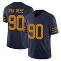 Kooe GB.Packers #90 Lukas Van Ness Player Navy The 1923 Classic Vapor F.U.S.E. Home Game Stitched Jerseys