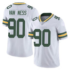 Kooe GB.Packers #90 Lukas Van Ness Player White Vapor Untouchable Limited Home Game Stitched Jerseys