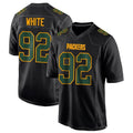 Kooe GB.Packers #92 Reggie White Player Black Fashion Game Stitched Jerseys