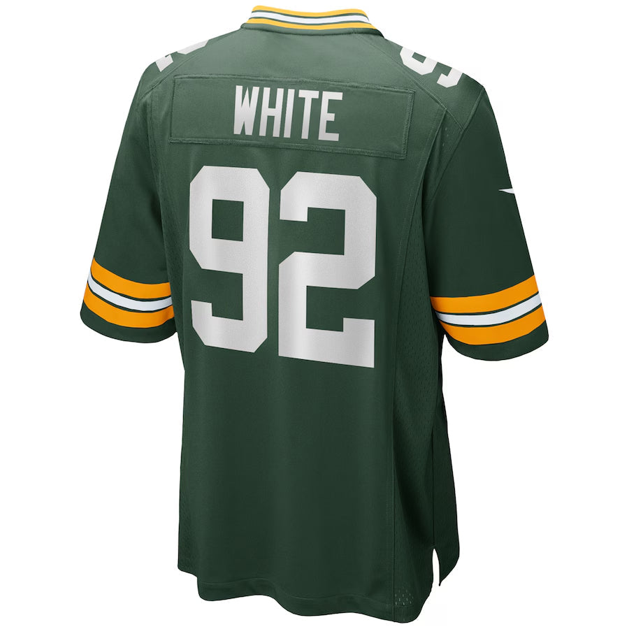 Kooe GB.Packers #92 Reggie White Player Green Home Game Stitched Jerseys
