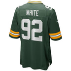 Kooe GB.Packers #92 Reggie White Player Green Home Game Stitched Jerseys