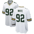 Kooe GB.Packers #92 Reggie White Player White Home Game Stitched Jersey