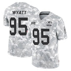 Kooe GB.Packers #95 Devonte Wyatt Player Arctic Camo Salute To Service Limited Stitched Jerseys