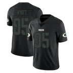 Kooe GB.Packers #95 Devonte Wyatt Player Black Impact Limited Home Game Stitched Jerseys