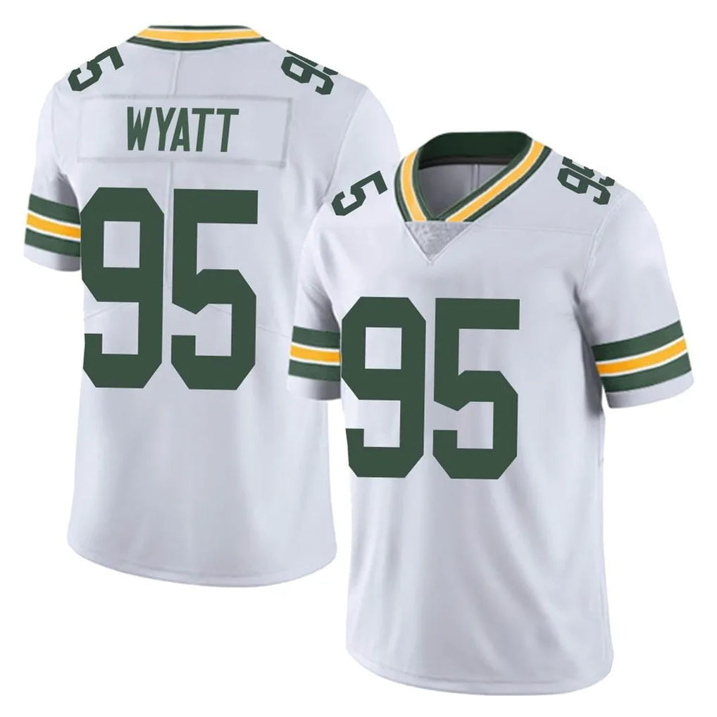 Kooe GB.Packers #95 Devonte Wyatt Player White Vapor Untouchable Limited Home Game Stitched Jerseys