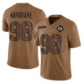 Kooe GB.Packers #98 Javon Hargrave Player Brown Salute To Service Limited Stitched Jerseys