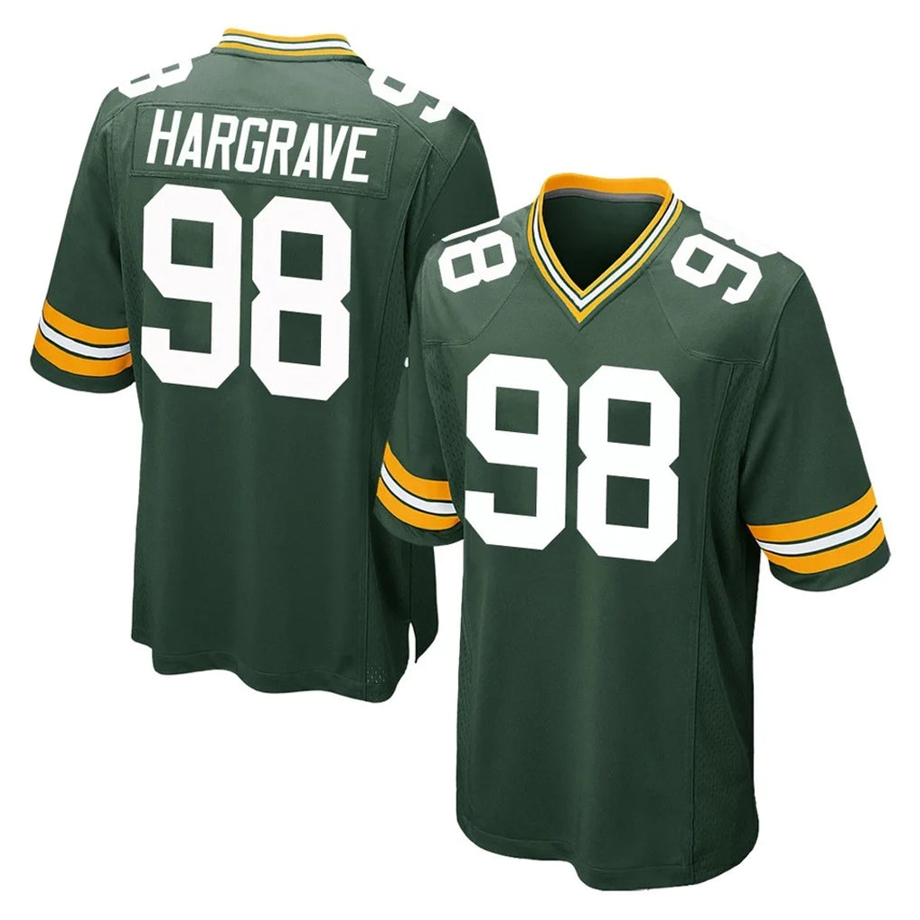 Kooe GB.Packers #98 Javon Hargrave Player Green Home Game Stitched Jerseys