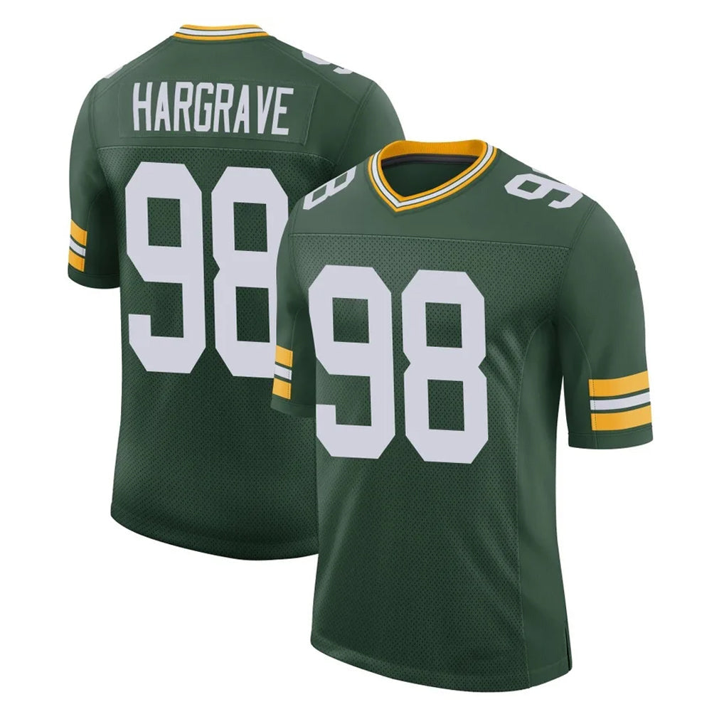 Kooe GB.Packers #98 Javon Hargrave Player Green Limited Classic Home Game Stitched Jerseys