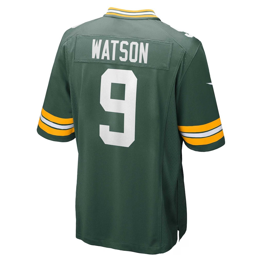 Kooe GB.Packers #9 Christian Watson Green Game Stitched Jerseys