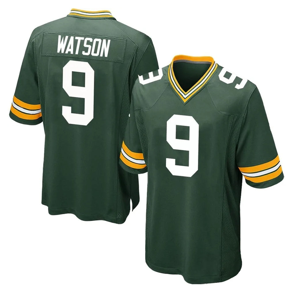 Kooe GB.Packers #9 Christian Watson Player Green Home Game Stitched Jerseys