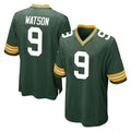 Kooe GB.Packers #9 Christian Watson Player Green Home Game Stitched Jerseys