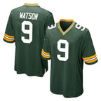 Kooe GB.Packers #9 Christian Watson Player Green Home Game Stitched Jerseys