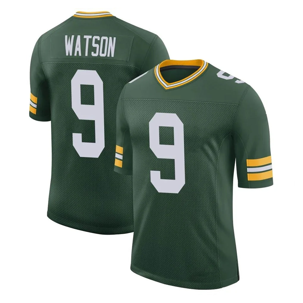 Kooe GB.Packers #9 Christian Watson Player Green Limited Classic Home Game Stitched Jerseys