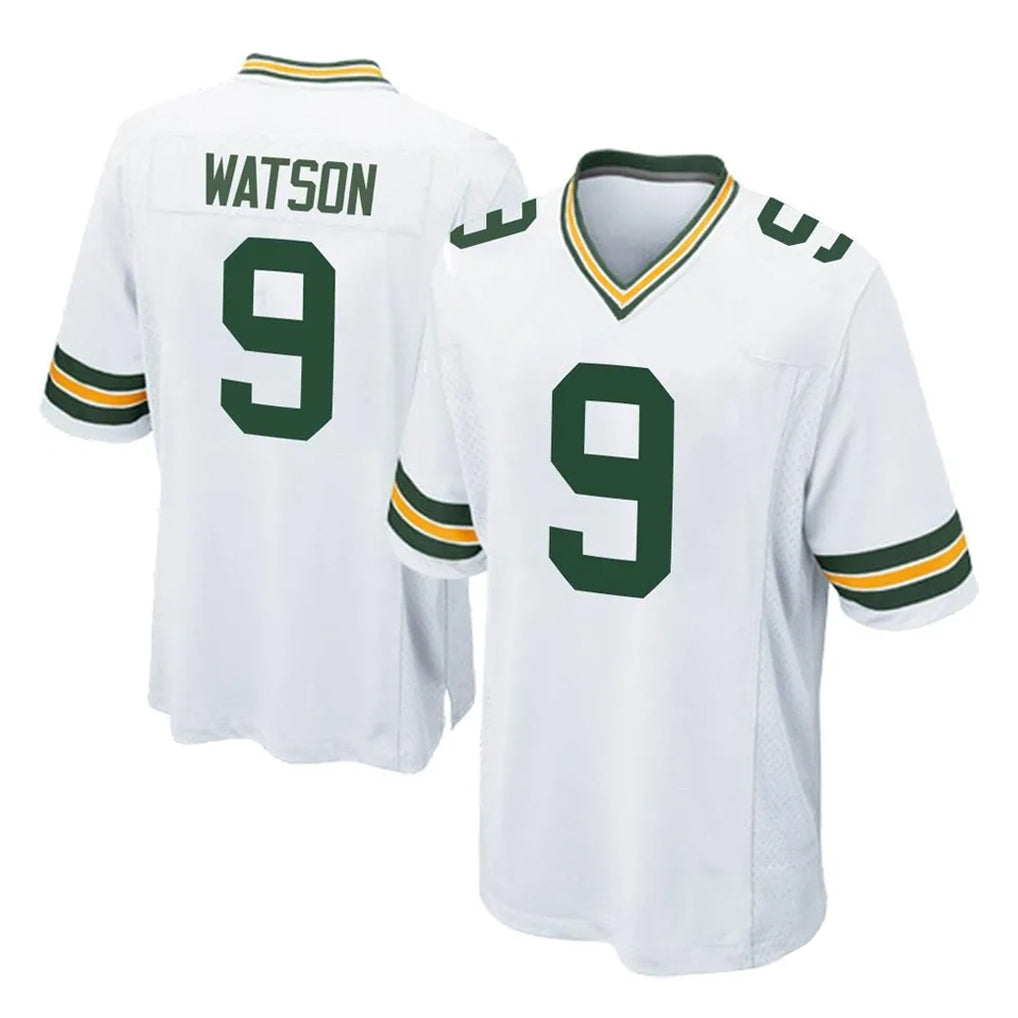Kooe GB.Packers #9 Christian Watson Player White Home Game Stitched Jerseys