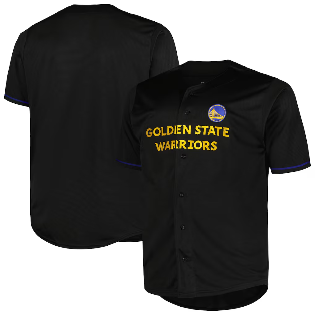 Kooe G.State Warriors Profile Black Big & Tall Pop Jerseys