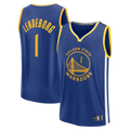 Kooe G.State Warriors #1 Yaxel Lendeborg Royal 2026  Draft First Round Pick Fast Break Jerseys - Icon Edition