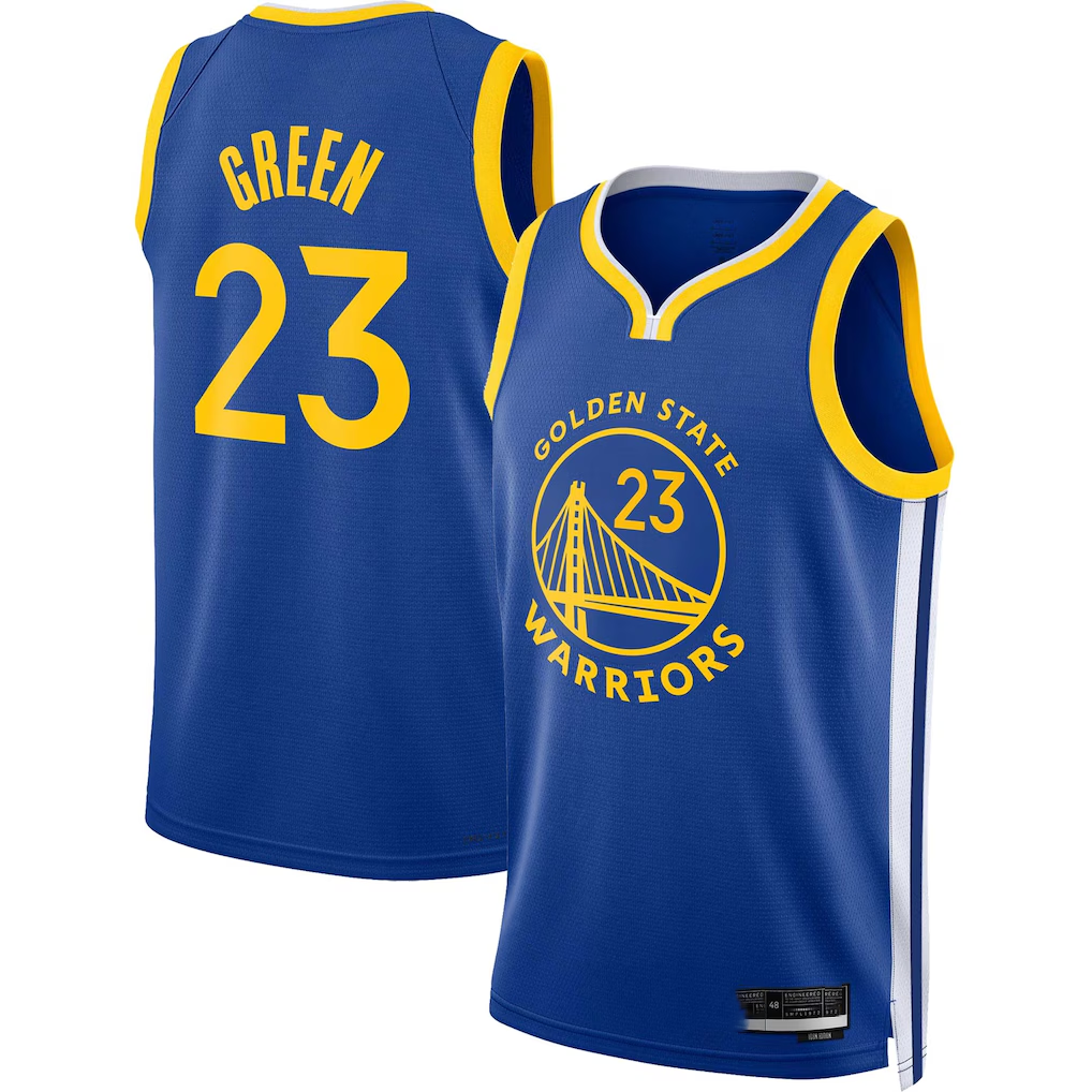 Kooe G.State Warriors #23 Draymond Green Royal Swingman Jerseys - Icon Edition