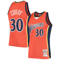 Kooe G.State Warriors #30 Stephen Curry Mitchell & Ness Orange Hardwood Classics Swingman Jerseys
