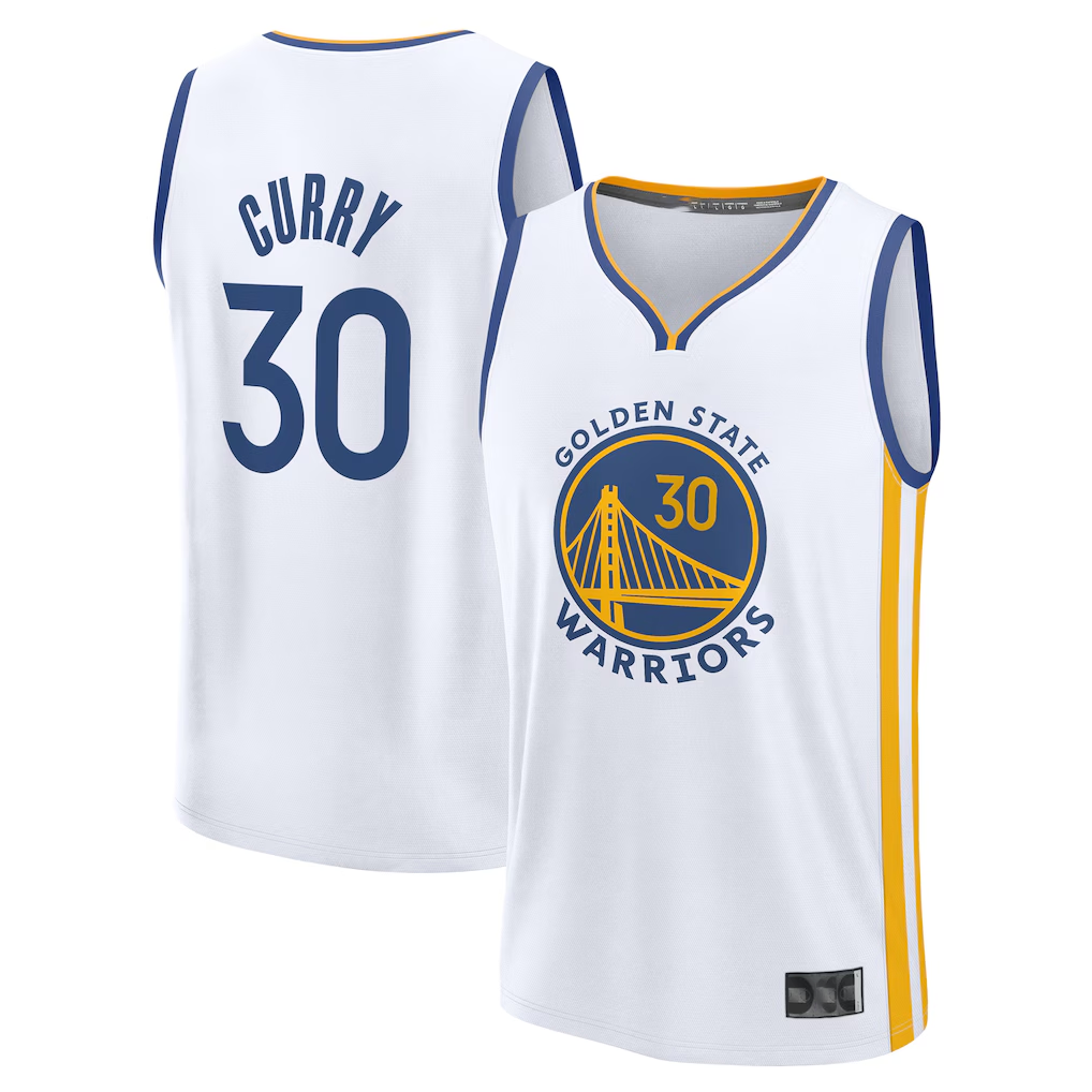 Kooe G.State Warriors #30 Stephen Curry White Swingman Jerseys-Association Edition