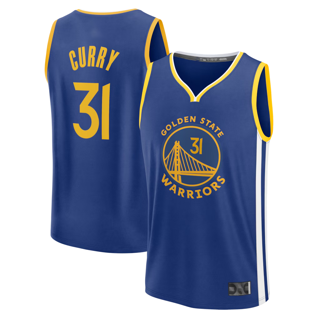 Kooe G.State Warriors #31 Seth Curry Blue Fast Break Replica Jerseys - Icon Edition