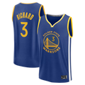 Kooe G.State Warriors #3 Will Richard Blue Fast Break Replica Jerseys - Icon Edition