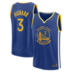 Kooe G.State Warriors #3 Will Richard Blue Fast Break Replica Jerseys - Icon Edition