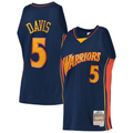 Kooe G.State Warriors #5 Baron Davis Mitchell & Ness Navy 200607 Hardwood Classics Swingman Jerseys