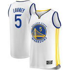 Kooe G.State Warriors #5 Kevon Looney White Fast Break Player Replica Jerseys - Association Edition