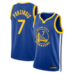 Kooe G.State Warriors #7 Kristaps Porzi??is Royal Swingman Jerseys - Icon Edition